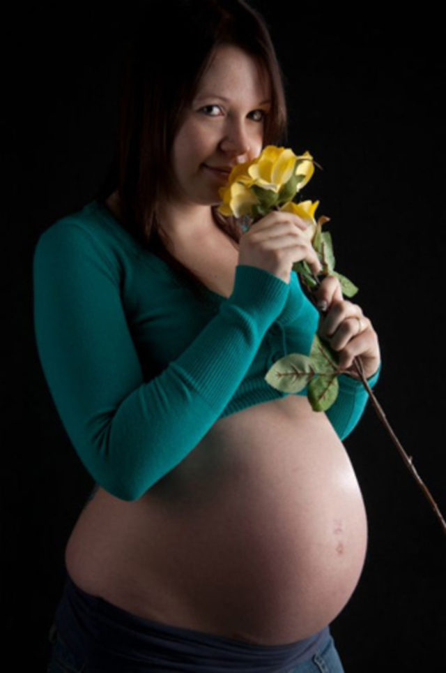 Photographe maternite à Québec - Studio